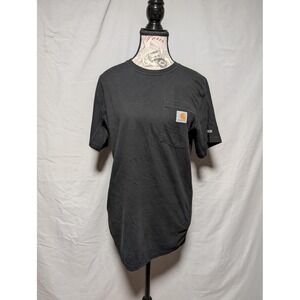 Carhartt Men's Black‎ Force Short Sleeve Pocket Workwear T-Shirt Size Small